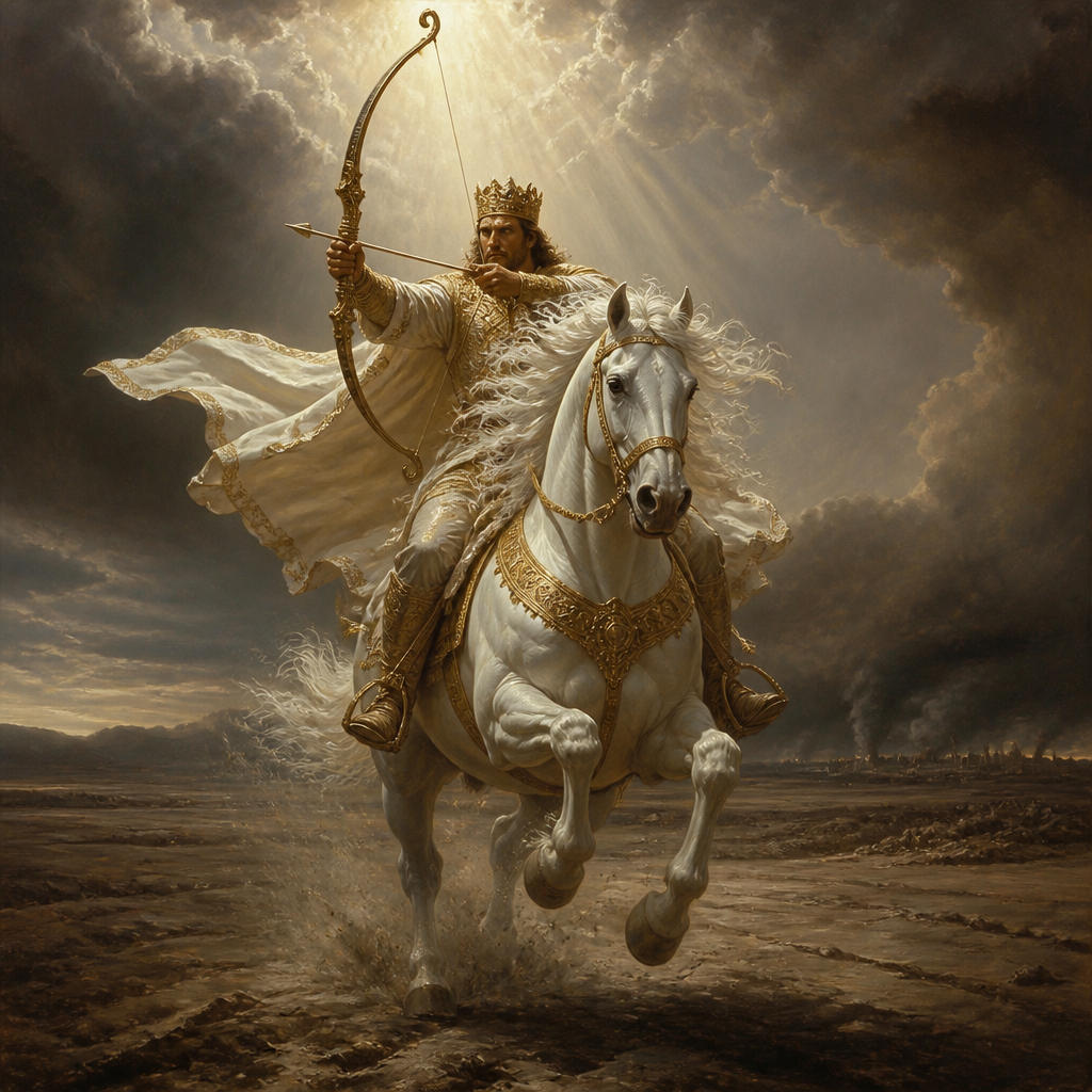 Portrait of The Rider on the White Horse